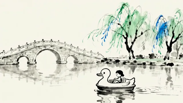 “松间月满 家国同欢”自然游园会活动海报