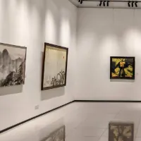 源流互质：让我们读画（一）中小学美育教材中代表性中外名作展活动海报